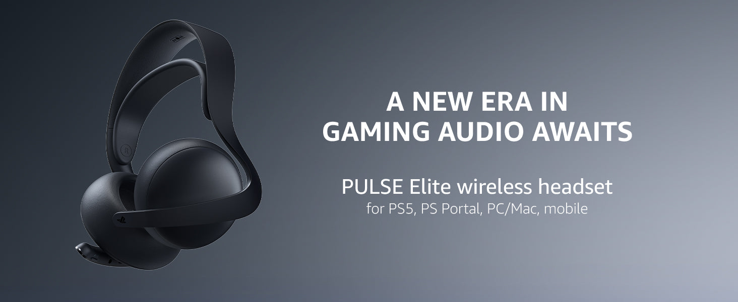 Sony PlayStation Pulse Elite Wireless Gaming Headset - Midnight Black Sony PlayStation Pulse Elite Wireless Gaming Headset - Midnight Black